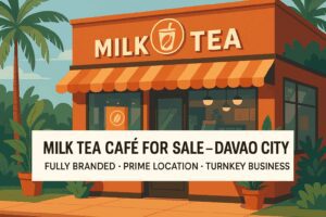 Trendy Milk Tea CafÃ© for Sale in Prime Mall â€“ Davao City