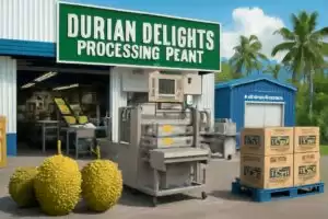 Premium durian processing facility with export capabilities and established international markets